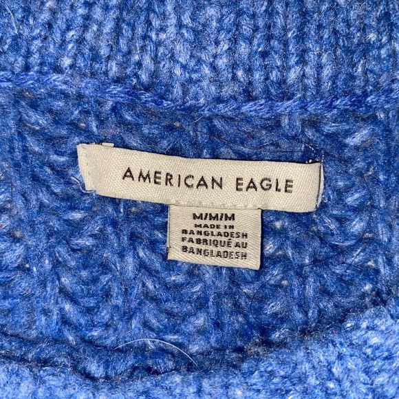 American Eagle Blue Knit sweater - Picture 2 of 3